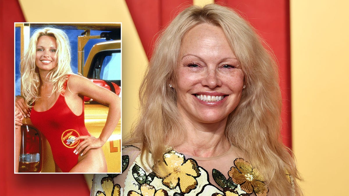 Foto Terpisah Pamela Anderson Dulu dan Sekarang