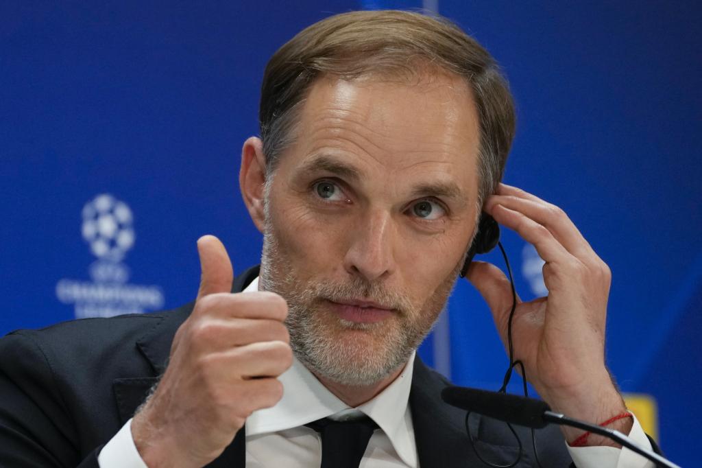 Thomas Tuchel, pada konferensi pers.