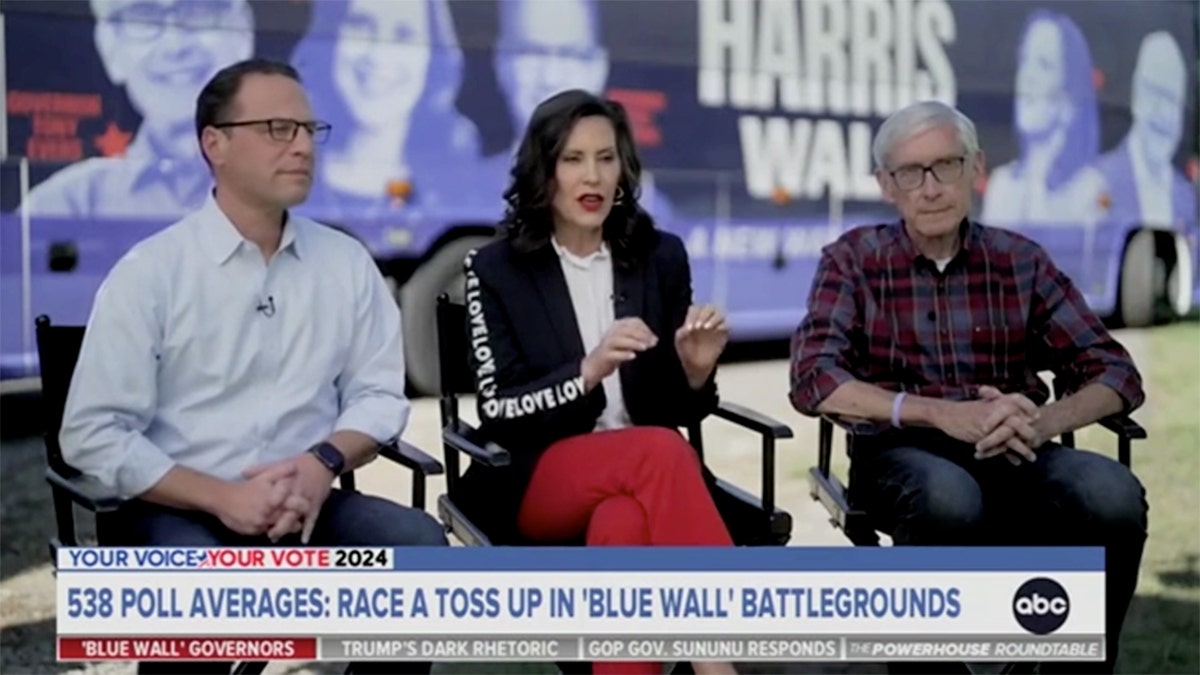 Josh Shapiro, Gretchen Whitmer dan Tony Evers