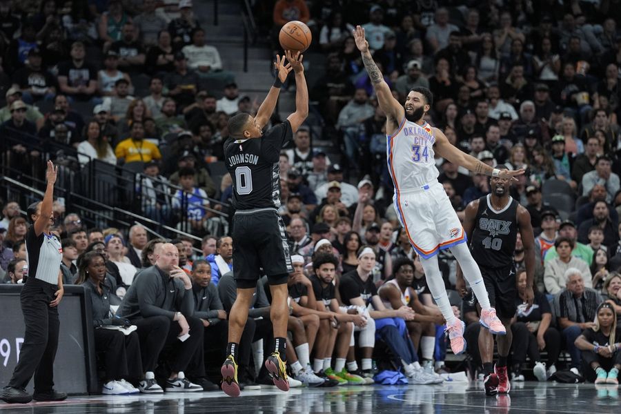 NBA: Oklahoma City Thunder di San Antonio Spurs