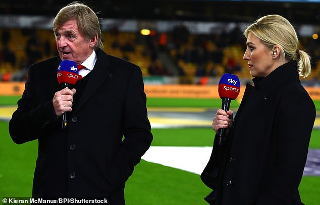 Kelly Cates adalah putri legenda Liverpool Sir Kenny Dalglish (foto bersama pada tahun 2018)