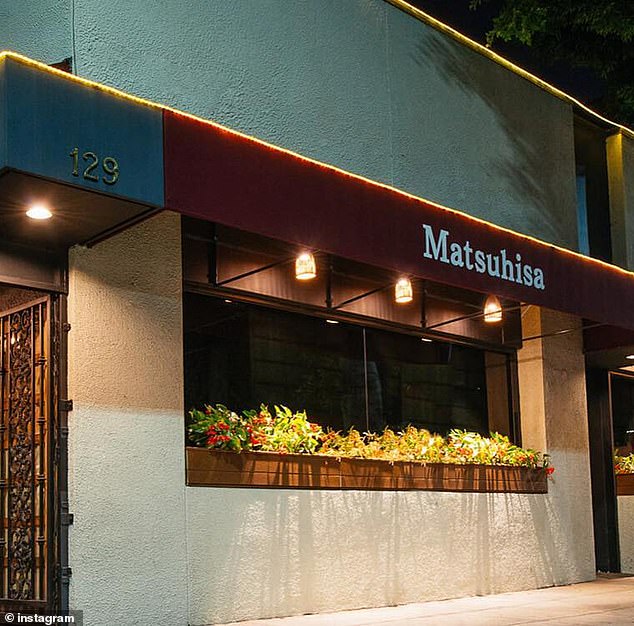 Matsuhisa (foto) adalah restoran sushi kelas atas yang dapat menampung hingga 180 tamu. Bezos dan Sanchez difoto pada beberapa kencan di restoran saudaranya, Nobu di Malibu, California