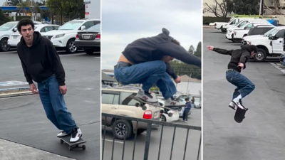 Apakah itu skateboard Luigi Mangione? Video viral tersebut membuat netizen heboh