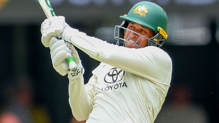 Usman Khawaja dari Australia, Tes kriket (Associated Press)