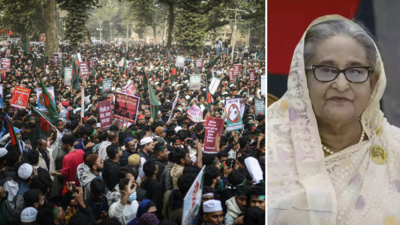 Ribuan orang melakukan unjuk rasa di Bangladesh menuntut penuntutan terhadap Sheikh Hasina