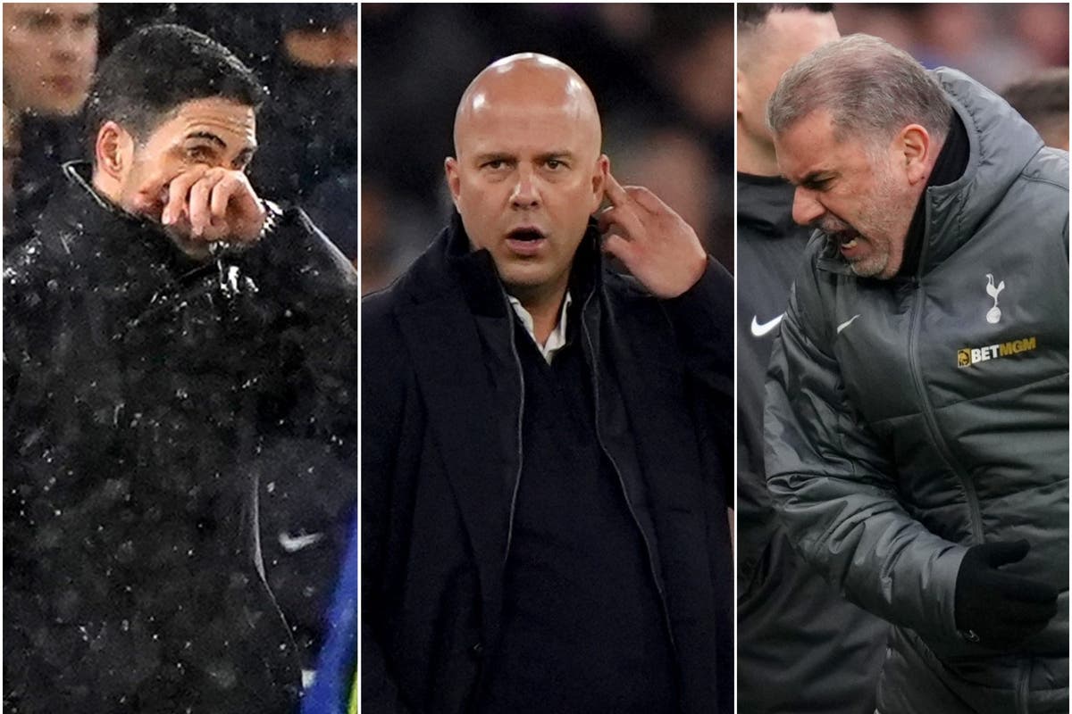 Pengarahan hari Minggu: Arteta dan Postecoglou marah dan Liverpool berupaya memperbesar keunggulan Pengarahan hari Minggu: Arteta dan Postecoglou marah dan Liverpool berupaya memperbesar keunggulan
