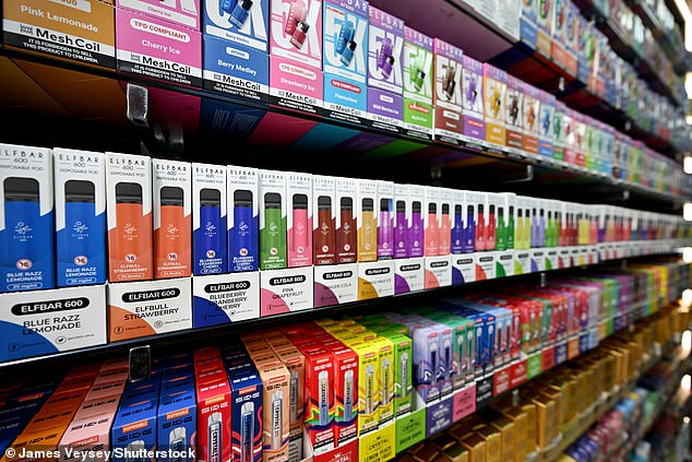 Saat ini otoritas kesehatan Queensland dapat mendenda pengecer individu sebesar $3.200 dan perusahaan sebesar $10.000. Gambar stok vape