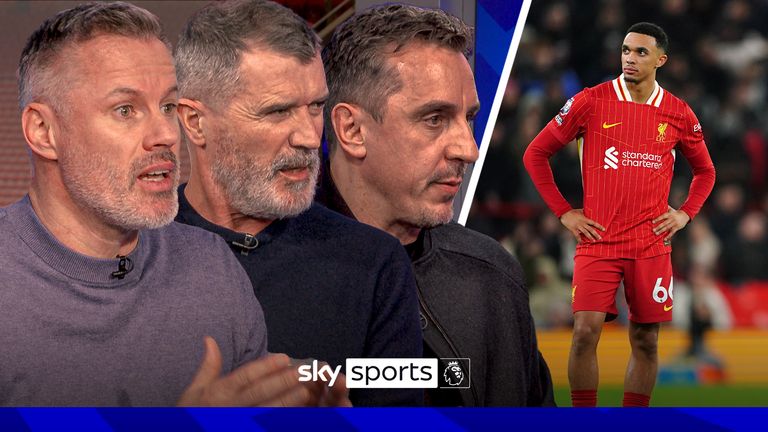Jamie Carragher, Daniel Sturridge, Roy Keane dan Gary Neville mendiskusikan status kontrak Trent Alexander-Arnold di Liverpool dan apakah dia harus bertahan atau pergi ke Real Madrid. 