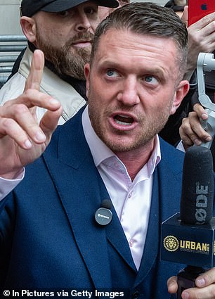 Pemilih dapat melihat Tommy Robinson