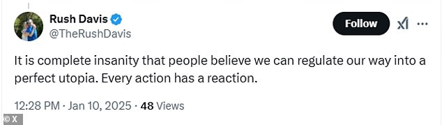 Davidson tidak disambut dengan tangan terbuka atas argumennya, karena banyak yang ingin menyangkal politisi Midwestern – yang tinggal di daerah yang tahan terhadap bencana alam – bahwa masyarakat perlu kembali menjadi politisi.