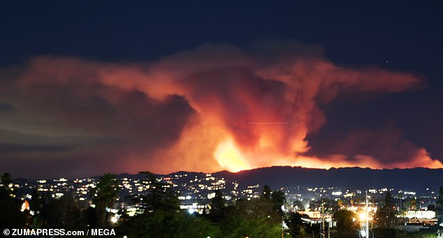 Warga California di Mandeville Canyon dan Brentwood mencoba melarikan diri ke tempat yang aman ketika kebakaran Palisades mulai menghanguskan rumah-rumah bernilai jutaan dolar milik banyak selebriti.