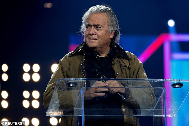 Steve Bannon, mantan Presiden AS dan sekarang mantan penasihat Presiden terpilih Donald Trump.