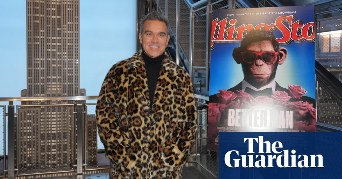 “Saya benci film ini dan saya bahkan belum pernah menontonnya” – Orang Amerika tidak akan membiarkan simpanse Robbie Williams menghibur mereka | Robbie Williams “Saya benci film ini dan saya bahkan belum pernah menontonnya” – Orang Amerika tidak akan membiarkan simpanse Robbie Williams menghibur mereka | Robbie Williams