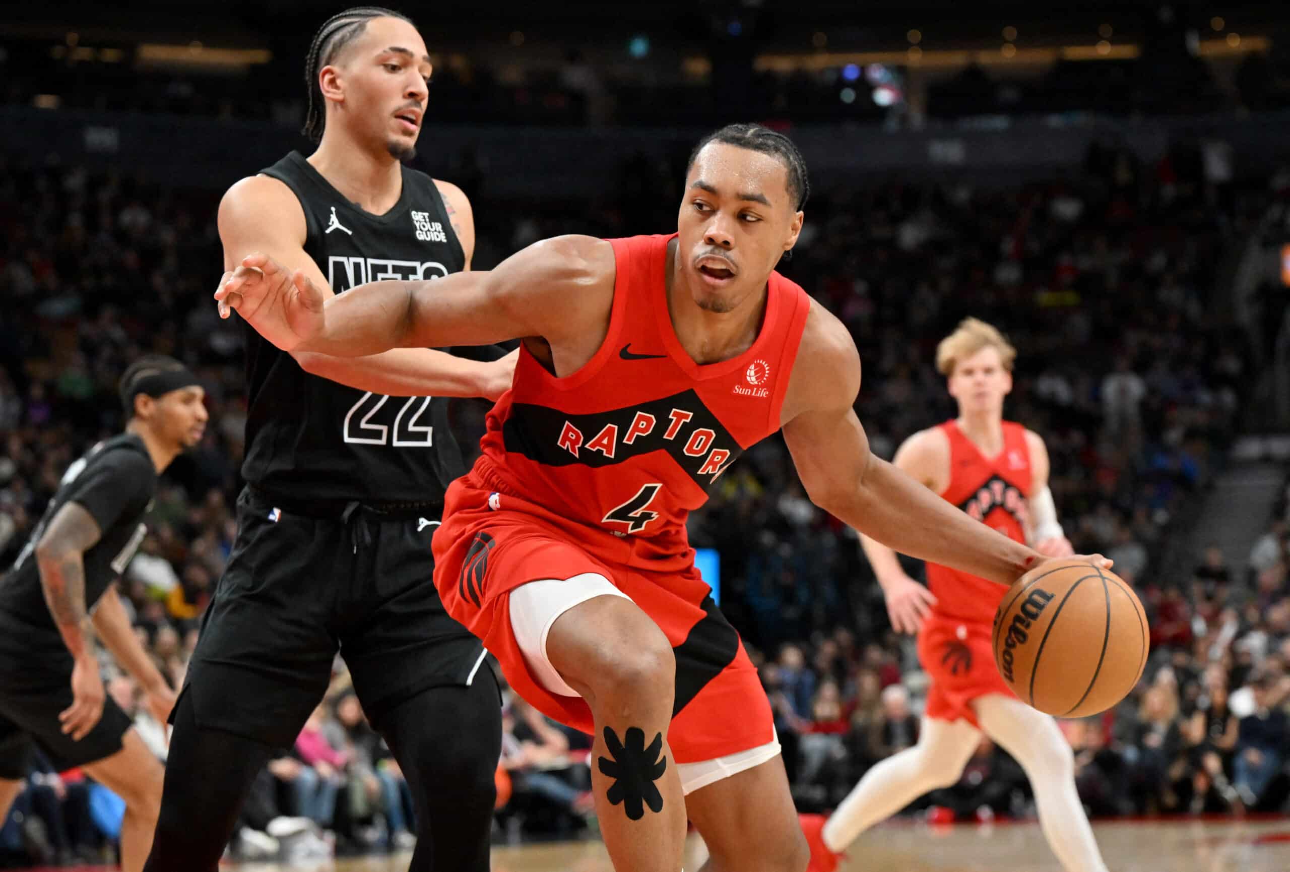 Scotty Barnes memimpin Raptors melewati Nets dan mengakhiri 11 pertandingan