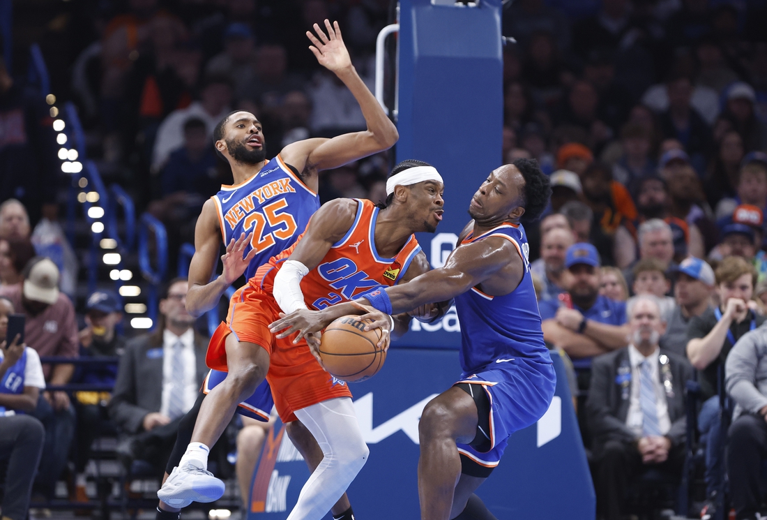 Thunder mengalahkan Knicks untuk kemenangan ke-14 berturut-turut mereka