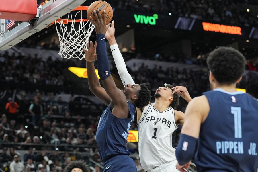 NBA: Memphis Grizzlies di San Antonio Spurs