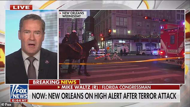 Mike Waltz mengungkapkan langkah pertama yang diambil Trump untuk menghentikan teroris yang ‘membenci kita’ melakukan lebih banyak serangan. Mike Waltz mengungkapkan langkah pertama yang diambil Trump untuk menghentikan teroris yang ‘membenci kita’ melakukan lebih banyak serangan.