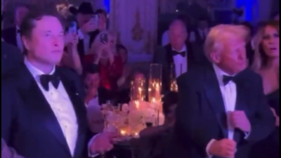 TONTON: Momen viral Elon Musk dan Donald Trump menari bersama di pesta Tahun Baru