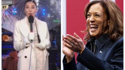 Panggangan Tahun Baru Whitney Cummings Kamala Harris Menjadi Viral: 'Dia Memaksanya Pada Kami, Anda Akan Berpikir Dia Mendapat Paten Dari Pfizer'