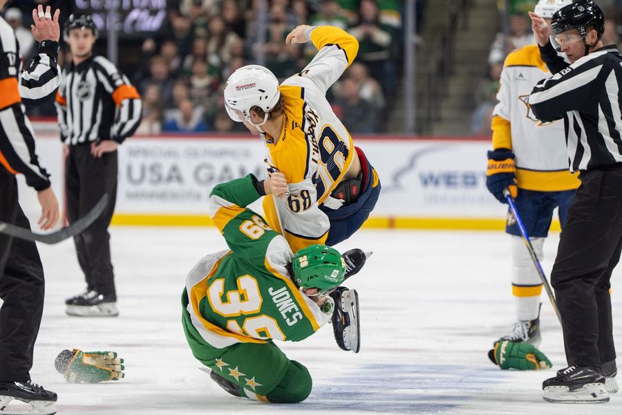 NHL: Predator Nashville di Minnesota Wild