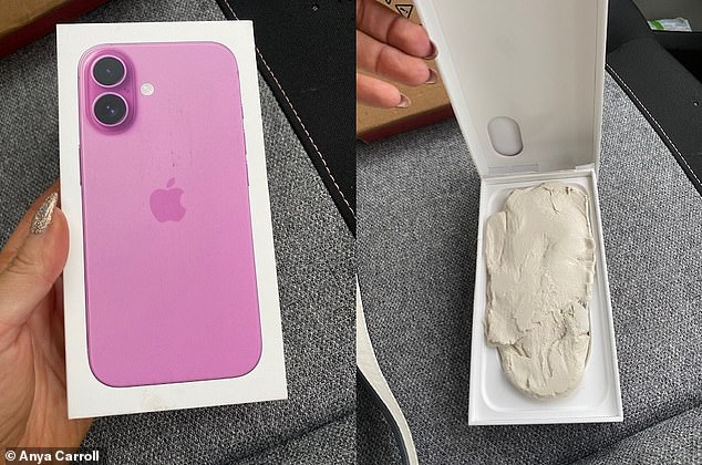 Ms Carroll memanfaatkan penawaran Black Friday pada bulan November untuk meningkatkan ponselnya ke iPhone 16 – bernilai sekitar £900 – dengan menandatangani kontrak 36 bulan dengan Sky Mobile.
