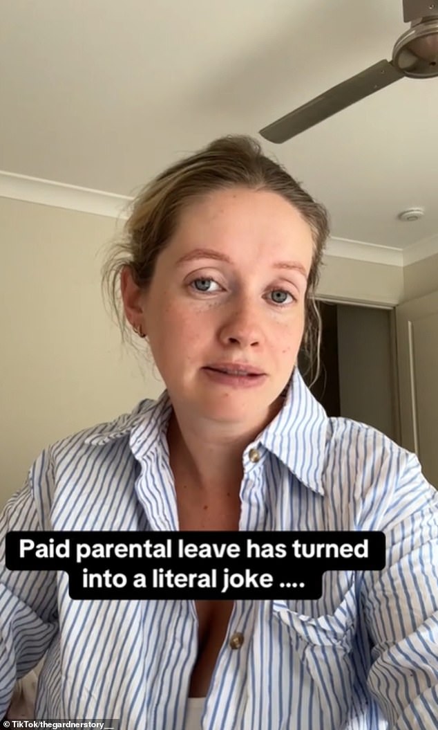 Seorang ibu yang tinggal di rumah mengecam Centrelink karena menolak membayar cuti orang tua suaminya.
