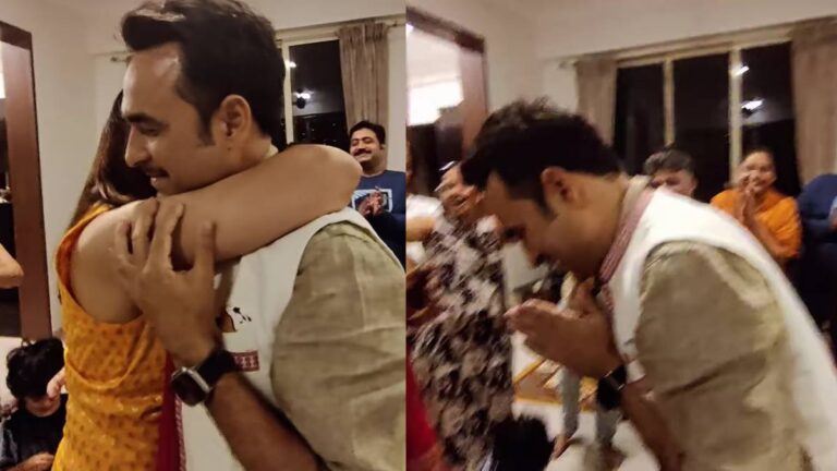 Pankaj Tripathi melipat tangannya di depan istrinya dan melakukan hal seperti ini pada perayaan ulang tahun pernikahan mereka yang ke 21, dan orang-orang terus menontonnya.