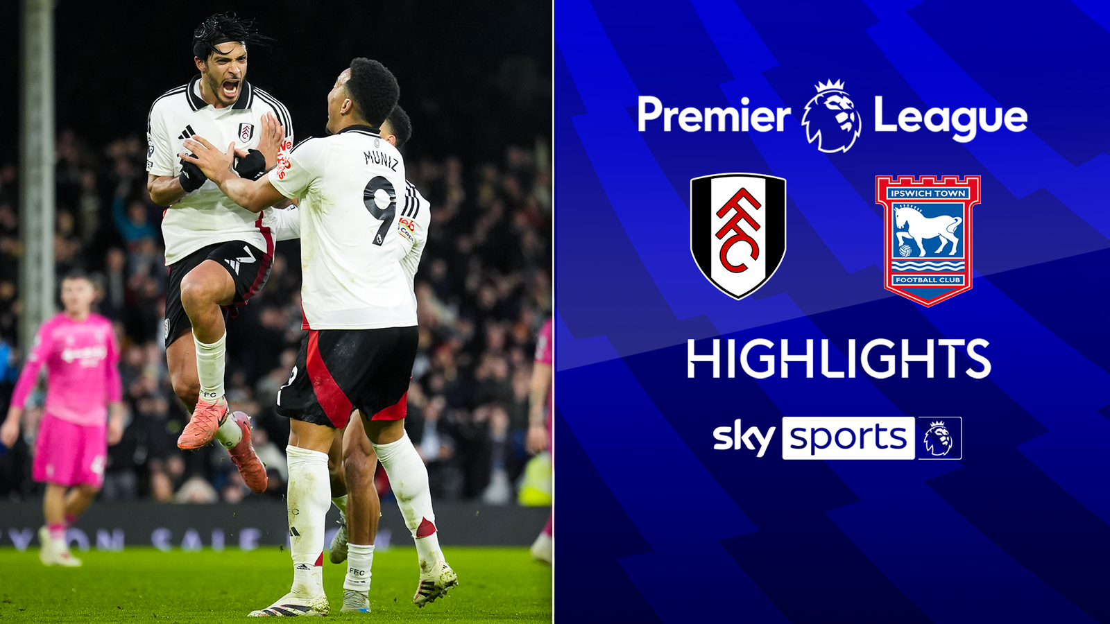TIGA penalti dan satu kartu non-merah! Fulham dan Ipswich menggambar sebuah thriller