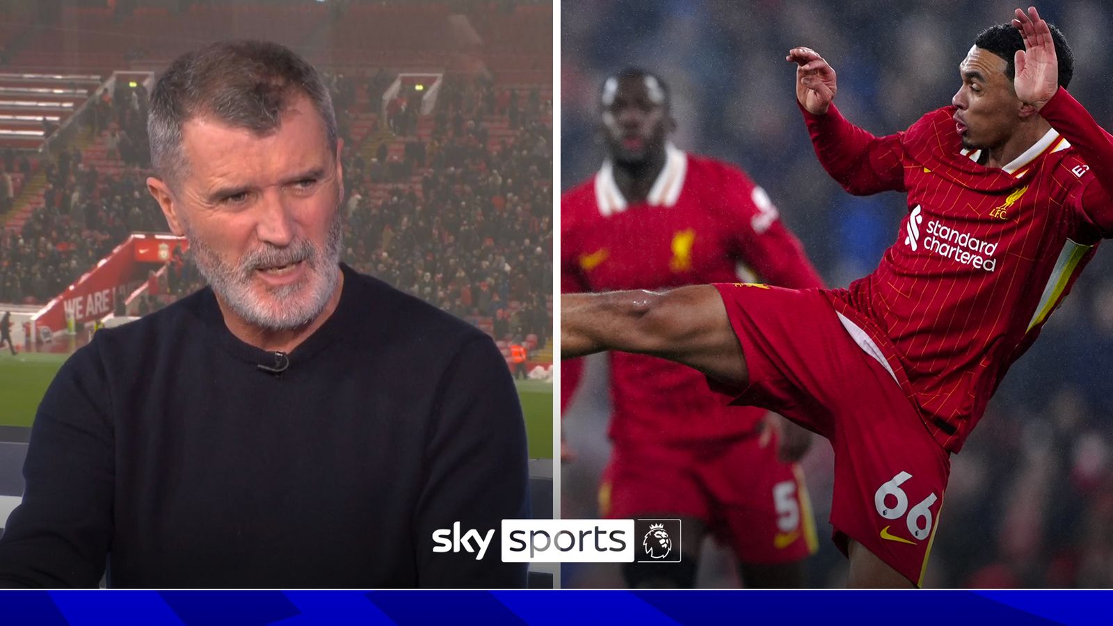 “Real Madrid?” Dia akan pergi ke Tranmere!’ | Keane mengkritik pertahanan TAA di babak pertama