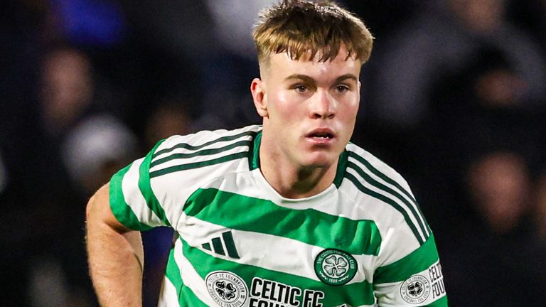 Glasgov, Skotlandia - 17 Desember: Daniel Cummings dari Celtic selama pertandingan terakhir Piala Glasgow antara Celtic B dan Rangers B di Less Hampden, pada 17 Desember 2024, di Glasgow, Skotlandia. (Foto: Grup Ross McDonald / SNS)