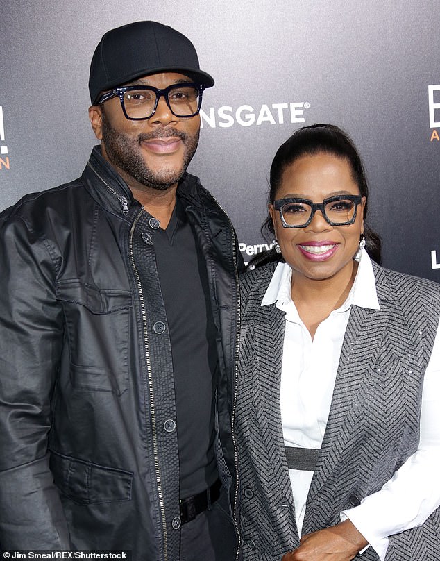 Tyler Perry dan Opra Winfrey 'Tyler Perry's Boat! Perdana Menteri Film Halloween Madia, Los Angeles 2016