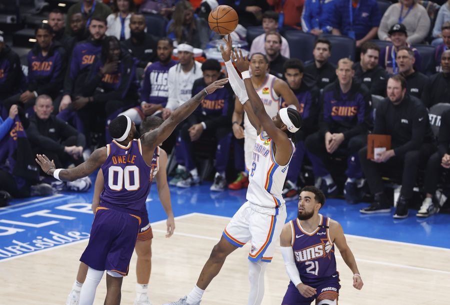 NBA: Phoenix Sun di Oklahoma City Thunder