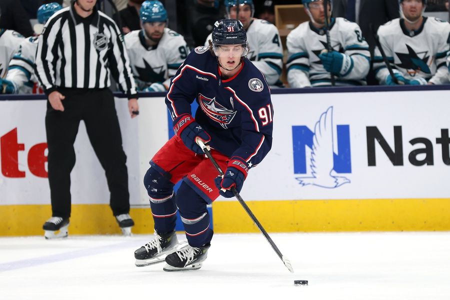 NHL: San Jose Shark di Blue Jackets di Columbos